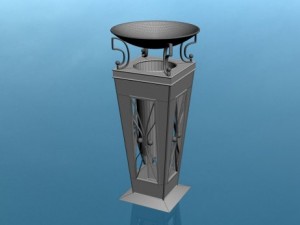 ashtraybarrel01 3Dモデル