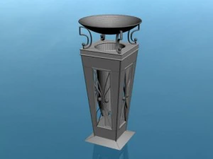 ashtraybarrel01 3D Model