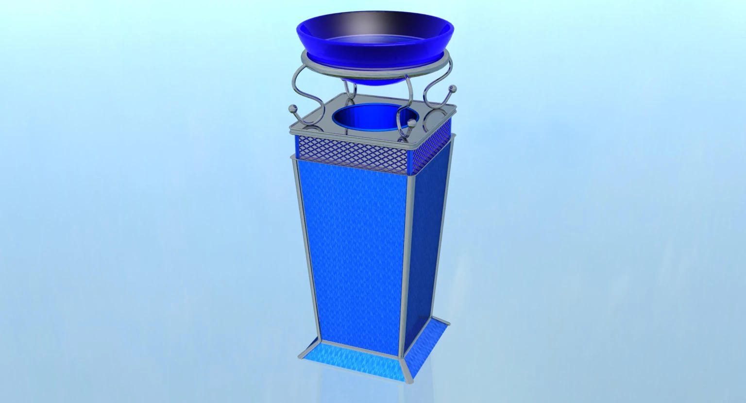 ashtraybindesign01 3D Model .c4d .max .obj .3ds .fbx .stl .blend 