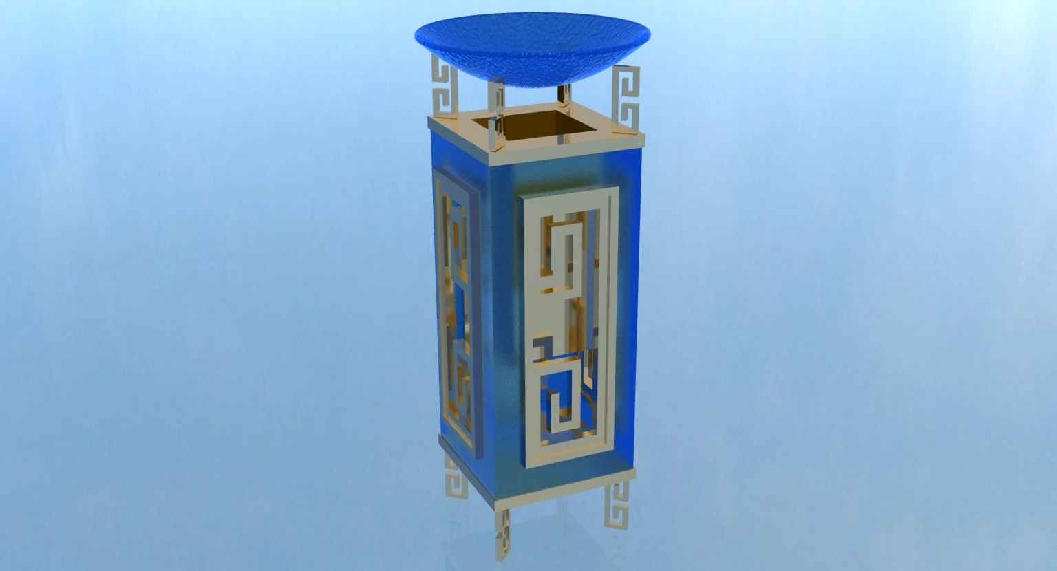 ashtraybindesign02 3D Model .c4d .max .obj .3ds .fbx .stl .blend 