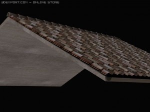 tetto in coppo 3D Model
