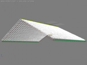 tetto in coppo 3D Model