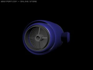 jet engine 3D Model