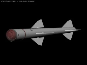 missile a ricerca Modello 3D