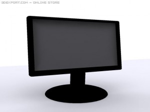 monitor Model 3D