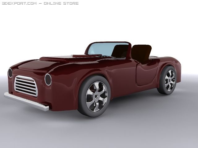 old car 3D 모델 .c4d .max .obj .3ds .fbx .stl .blend 