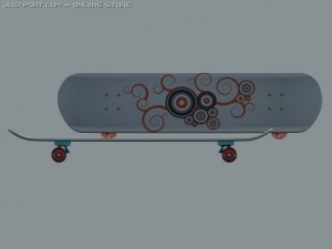skateboard 3D Model