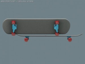 skateboard 3D Model