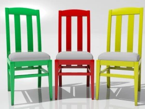 krzesło Model 3D