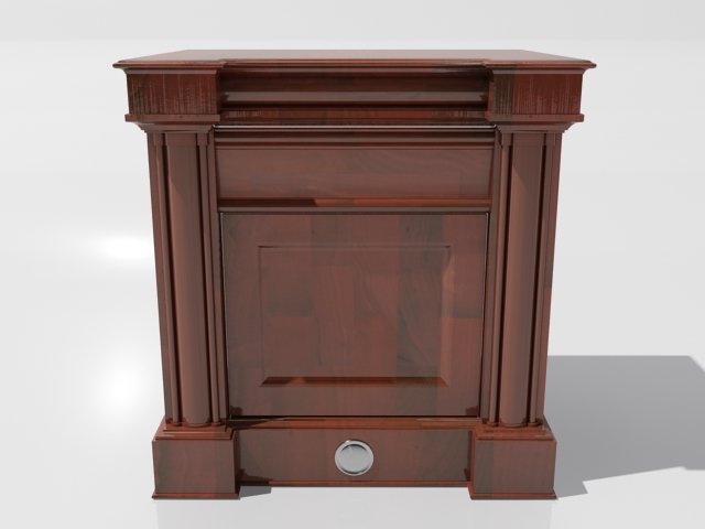 old desk 3D मॉडल .c4d .max .obj .3ds .fbx .stl .blend 