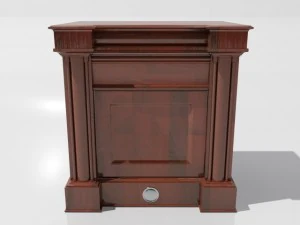 stare biurko Model 3D