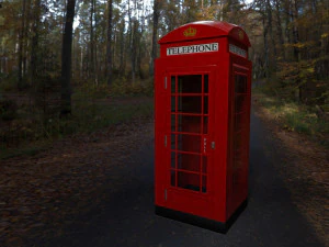 3d 3 telephone box collection 3D Model