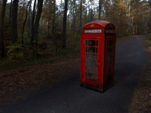 3d 3 telephone box collection Model 3D