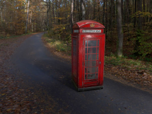 3d 3 telephone box collection Model 3D