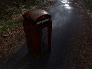 3d 3 telephone box collection Model 3D
