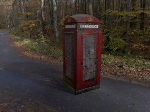 3d 3 telephone box collection 3D Model