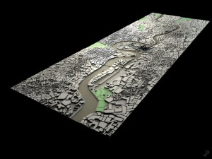 London cityscape Model 3D