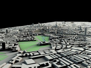 London cityscape Model 3D