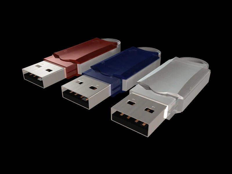 usb memory stick 3D Model .c4d .max .obj .3ds .fbx .stl .blend