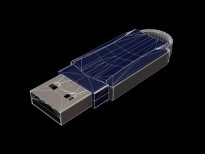 usb memory stick 3D Model