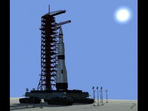 Rocket launch platform Modèle 3D