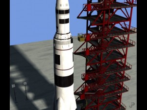 Rocket launch platform Modèle 3D