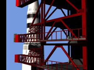 Rocket launch platform Modèle 3D