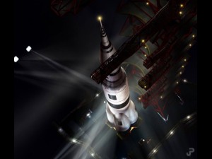 Rocket launch platform Modèle 3D