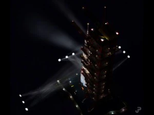 Piattaforma di lancio di razzi Modello 3D