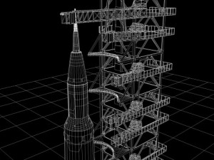Rocket launch platform Modèle 3D