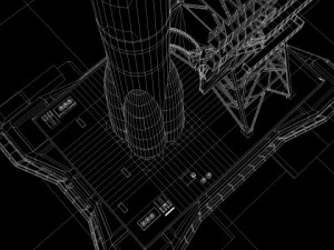 Piattaforma di lancio di razzi Modello 3D