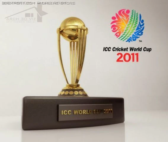 icc cricket world cup 2011 trophy 3D Model .c4d .max .obj .3ds .fbx .stl .blend