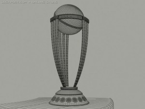 icc cricket world cup 2011 trophy Modèle 3D