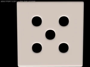 white die 3D Model