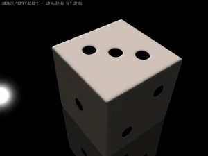 white die 3D Model
