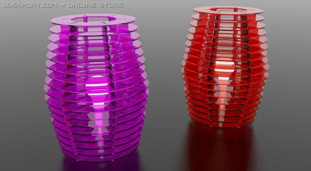 lamp bachur pmma 3D Model .c4d .max .obj .3ds .fbx .stl .blend 