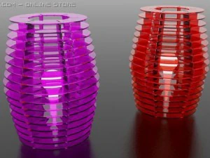 l&acirc;mpada bachur pmma Modelo 3D