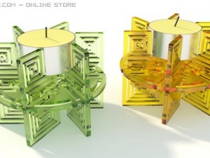 aztec candelabrum pmma 3D Model