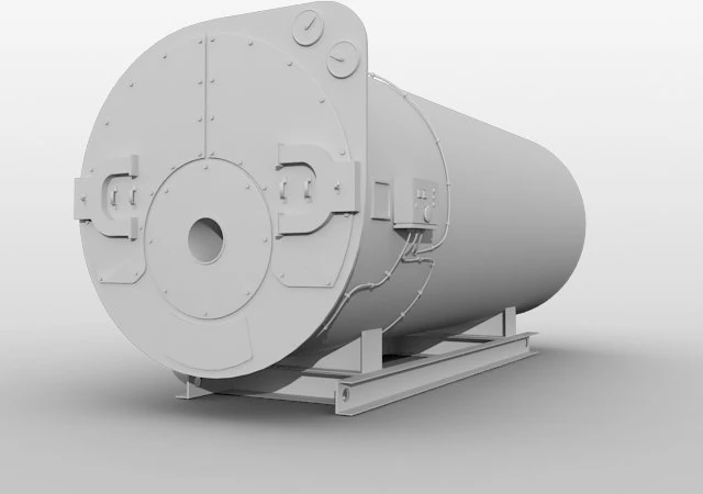 industrial boiler 3D Model .c4d .max .obj .3ds .fbx .stl .blend 