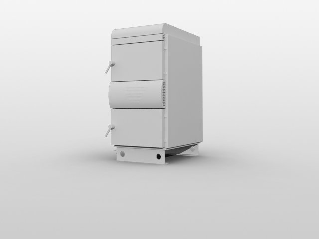 household boiler 3D Модель .c4d .max .obj .3ds .fbx .stl .blend 