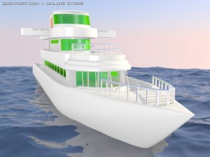 yacht Modelo 3D