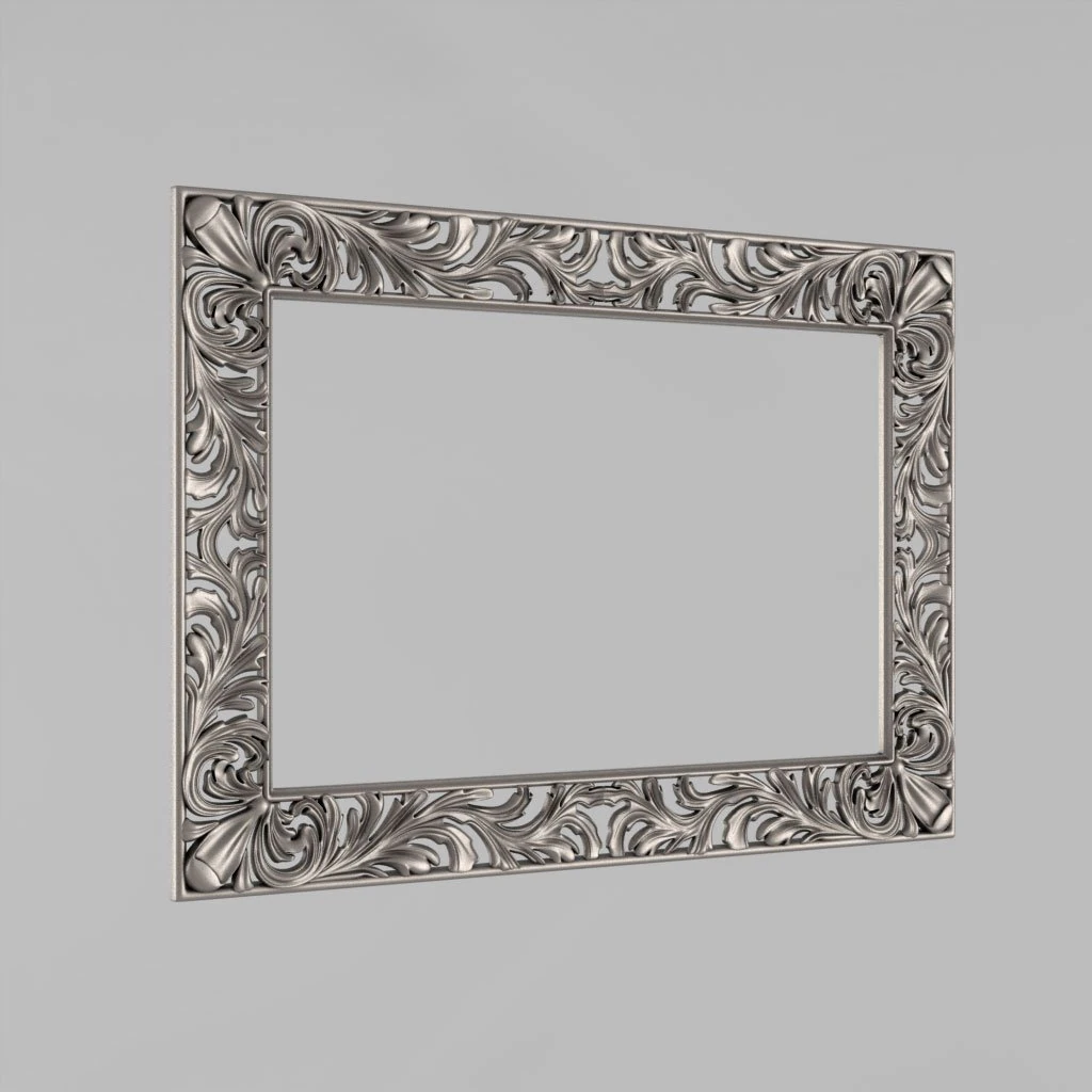 mirror frame 52 3D Print Model .c4d .max .obj .3ds .fbx .stl .blend 