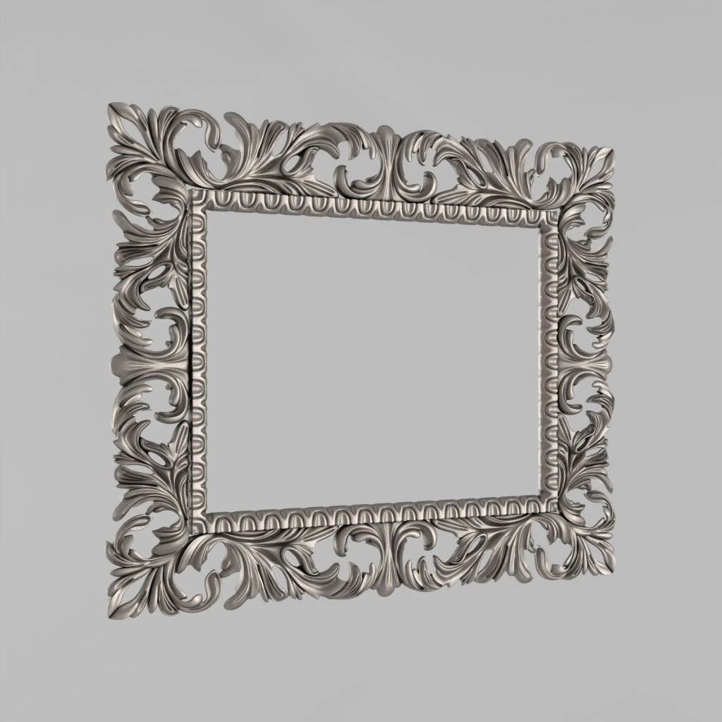 mirror frame 53 3D Print Model .c4d .max .obj .3ds .fbx .stl .blend