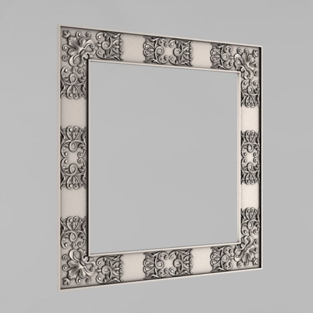 mirror frame 54 Model Cetak 3D .c4d .max .obj .3ds .fbx .stl .blend 