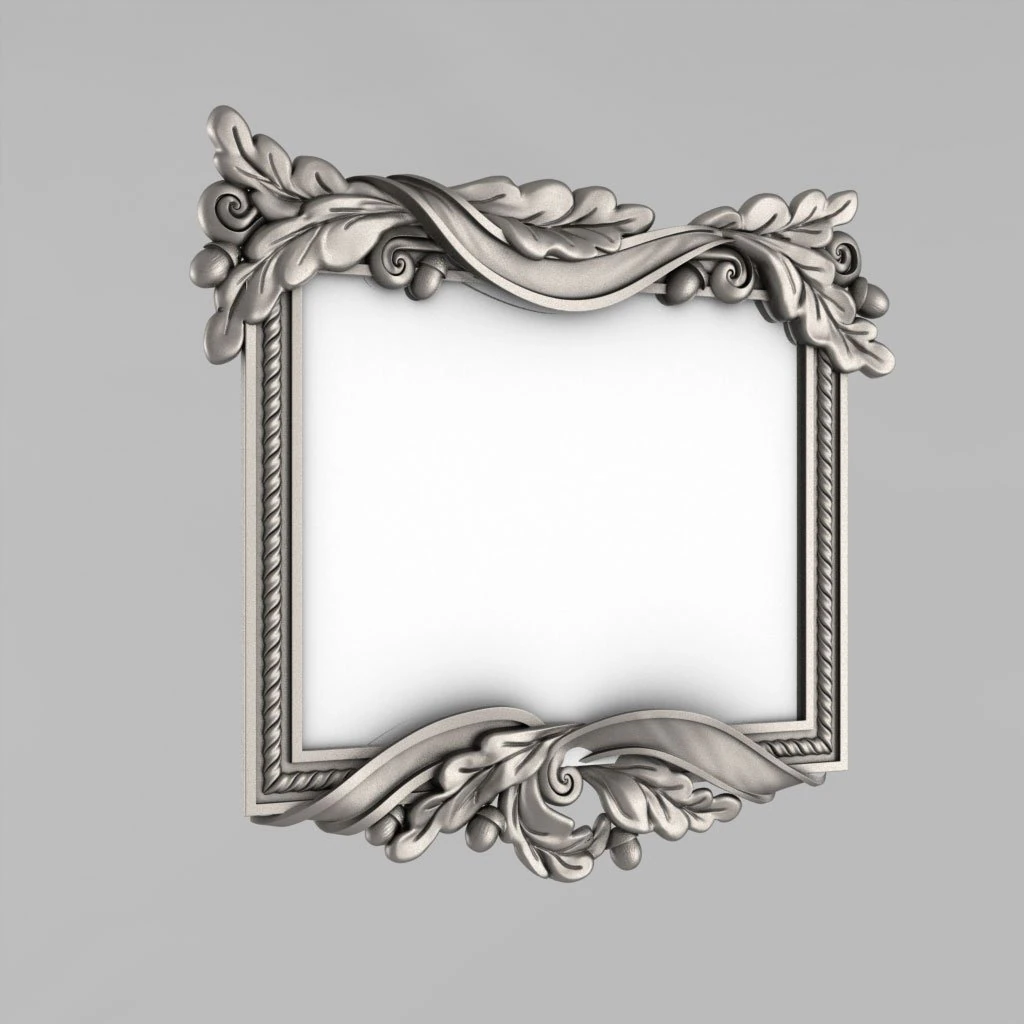mirror frame 61 3D Print Model .c4d .max .obj .3ds .fbx .stl .blend