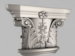 capitals 2 3Dプリントモデル