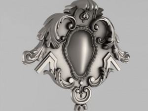 cartouche decor 4 3D Model