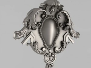 картуш декор 4 3D Модель