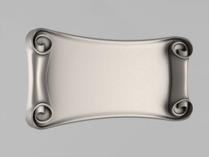 cartouche decor 9 3D Model