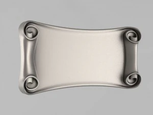 decora&ccedil;&atilde;o de cartela 9 Modelo 3D